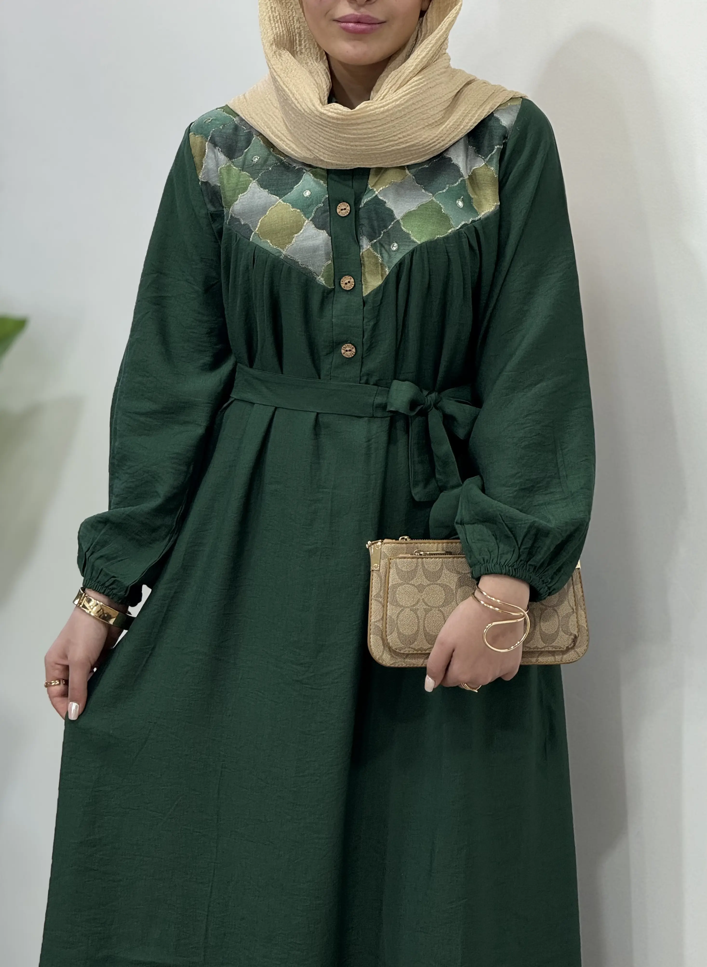 پیراهن مانتویی نیلان